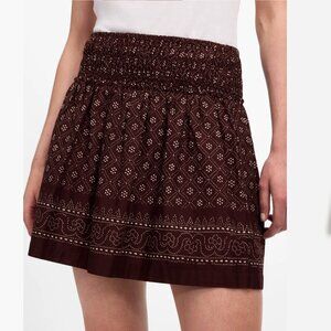 NWT J.Crew Ruffled Mini Skirt Sz XS Dusty Plum